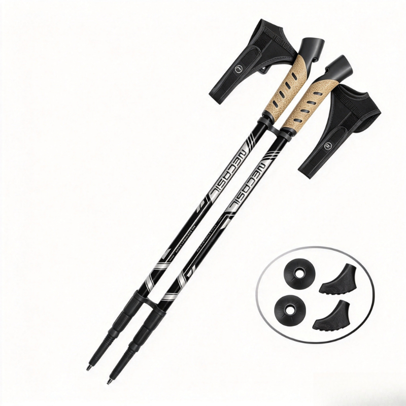 Trekking Pole Carbon - 2 bastones de trekking telescópicos de