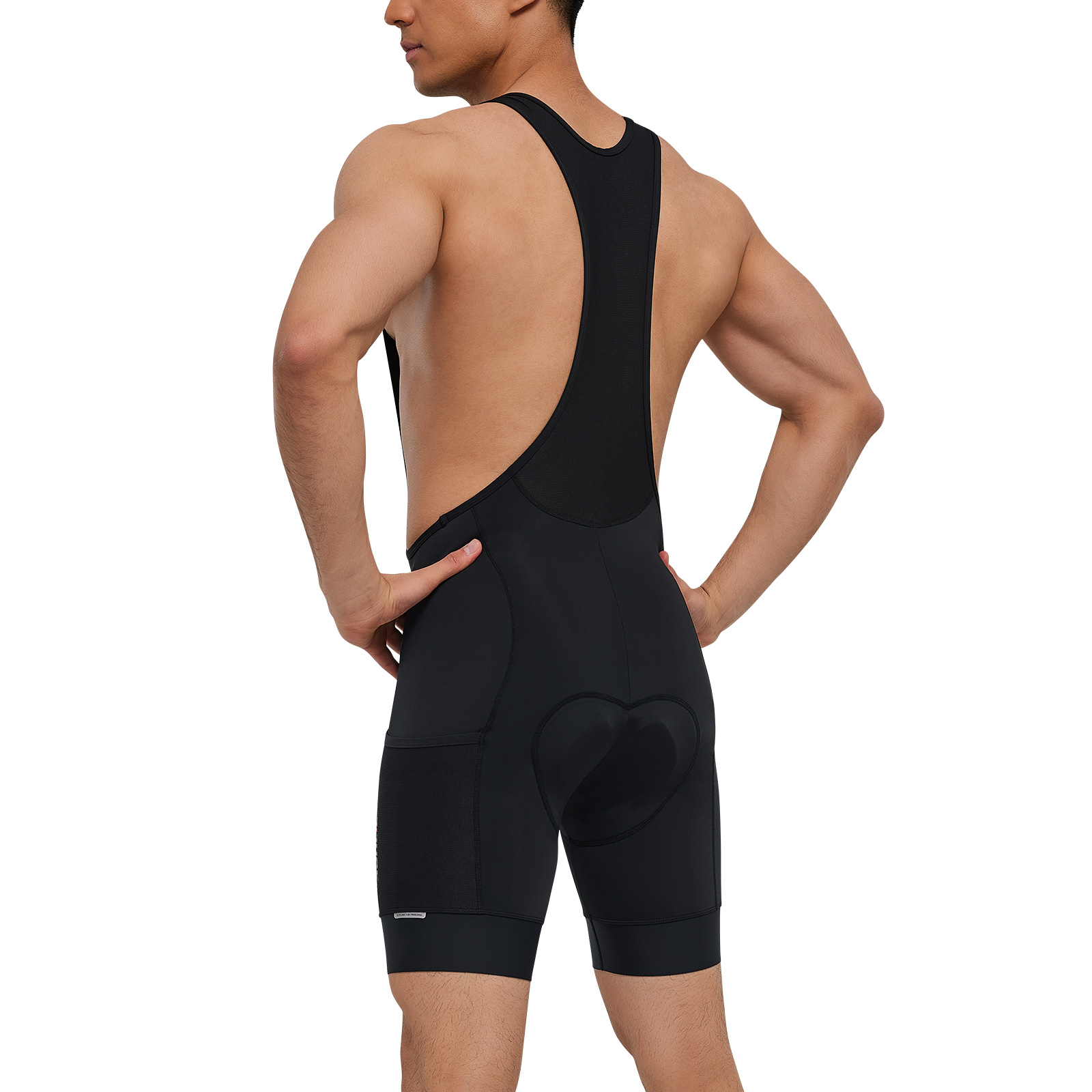 Santic-pantalones cortos con p - Race Bib reseña y precio