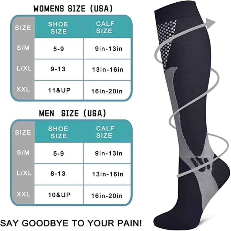 3 par/pack calcetines de compr - Sports Socks reseña y precio