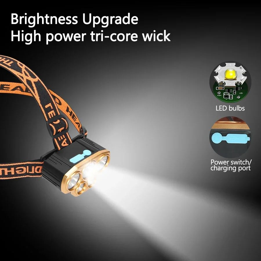 Linterna frontal recargable de - Running Headlamp reseña y precio