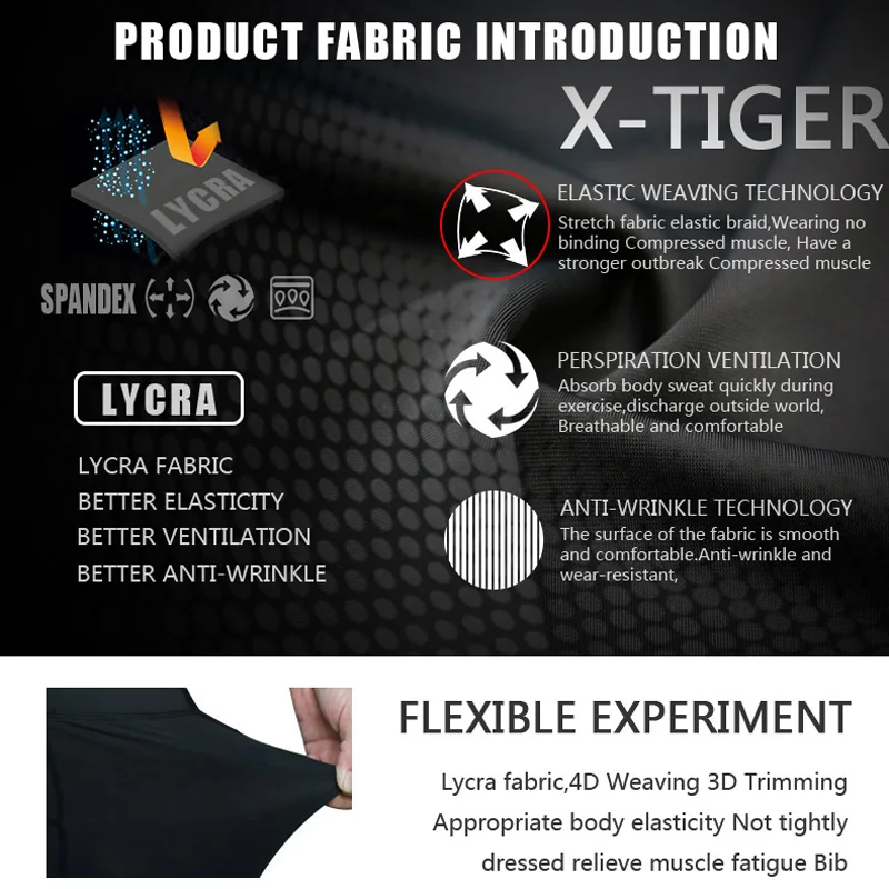 X-tiger-pantalones ajustados d - Race Bib reseña y precio