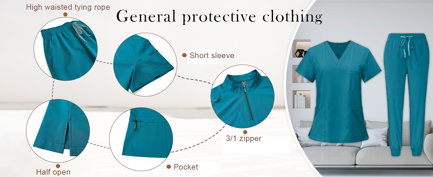Uniforme Médico Cómodo, Blusa  - Joggers Pants reseña y precio