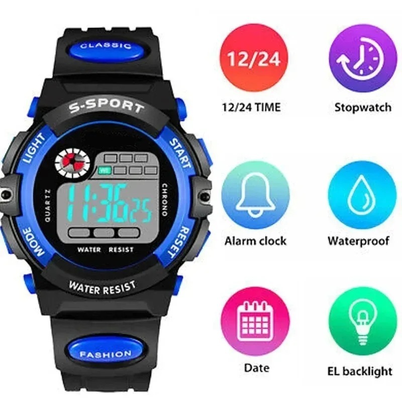 Reloj electrónico para niños,  - Running Watch reseña y precio