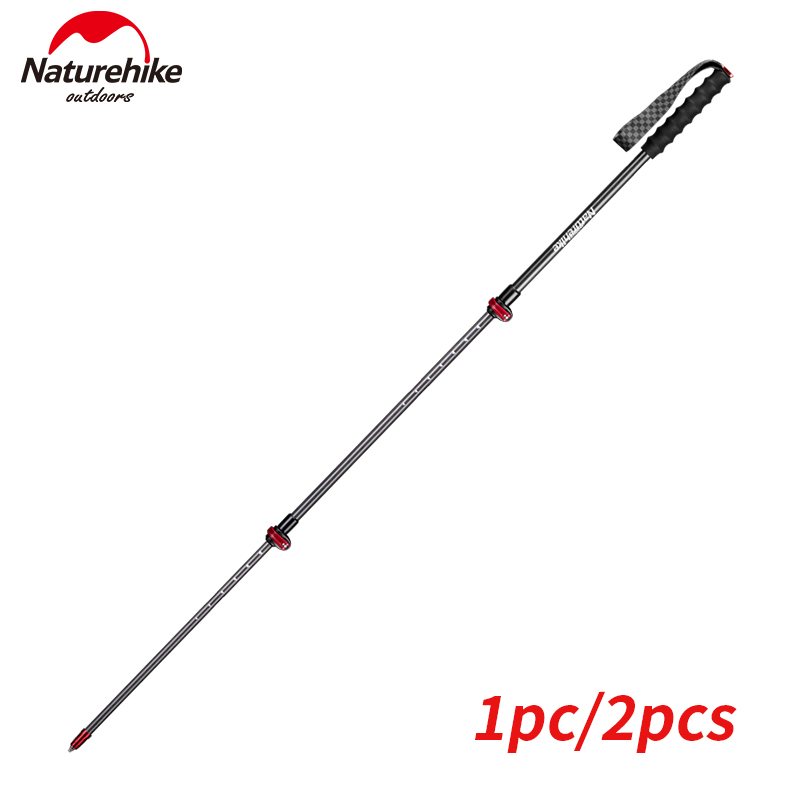 Barra de Trekking de fibra de  - Trekking Pole Carbon reseña y precio